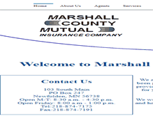 Tablet Screenshot of marshallcountyinsurance.com